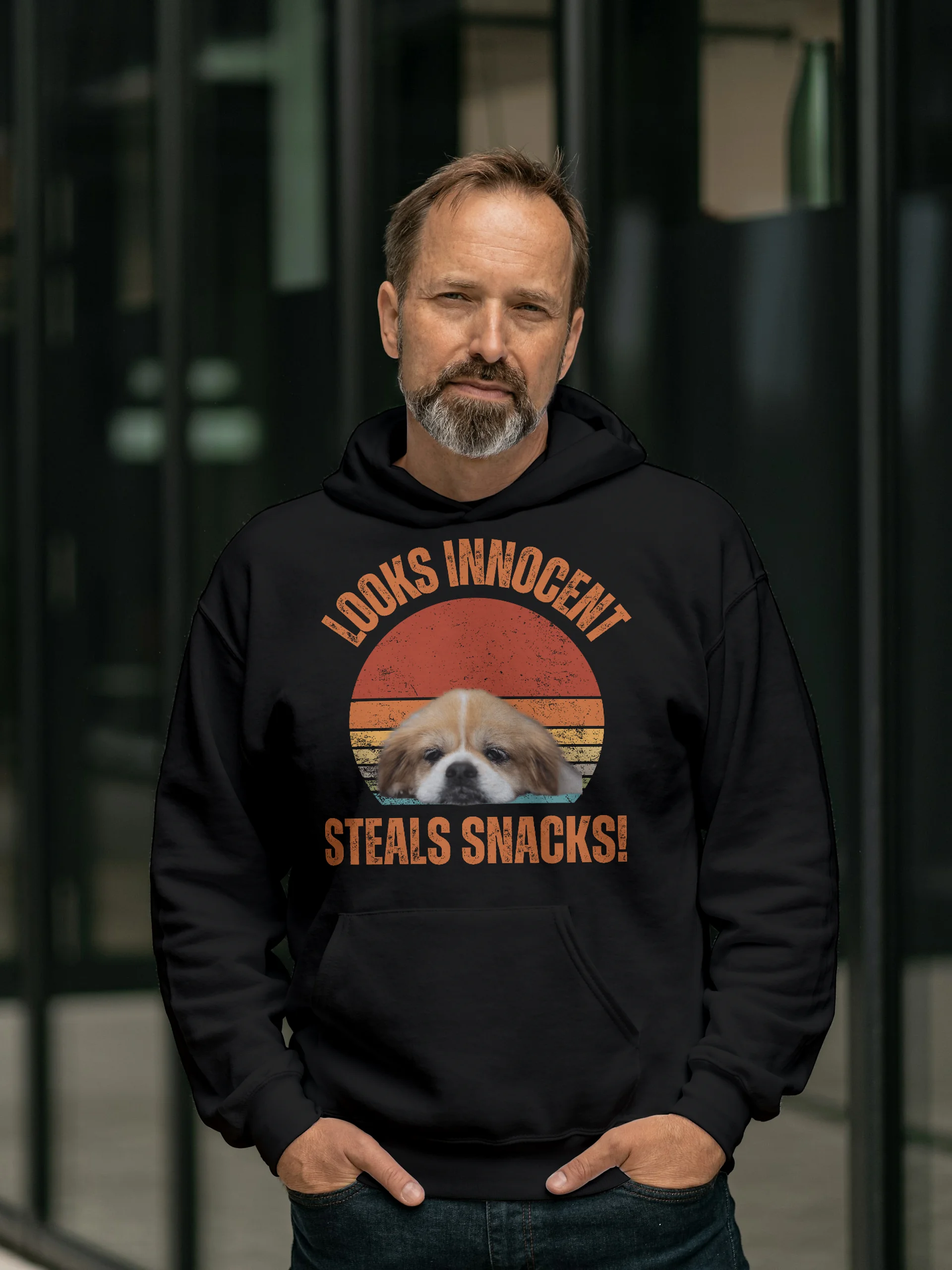 Innocent Mischief Tibetan Spaniel Unisex Hoodie product image (3)