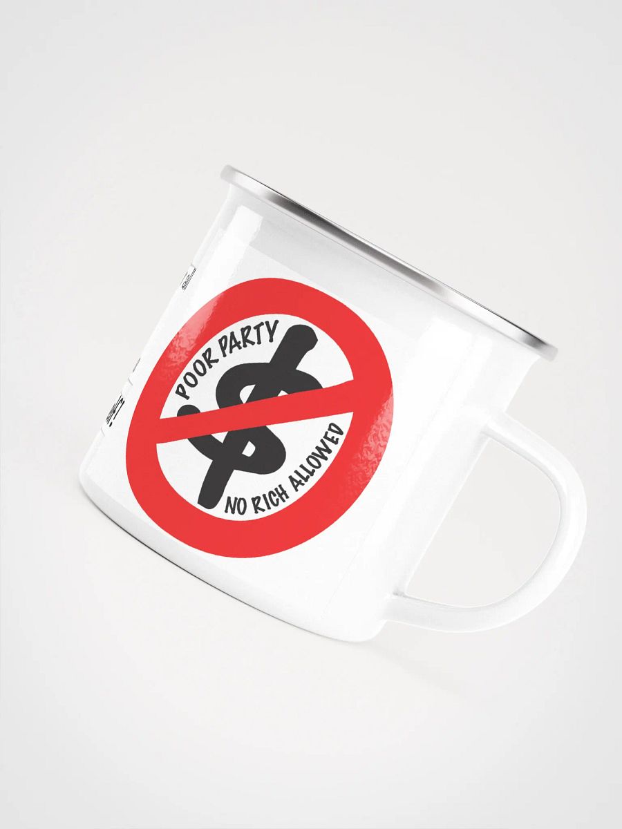 Poor Party Enamel Mug product image (5)