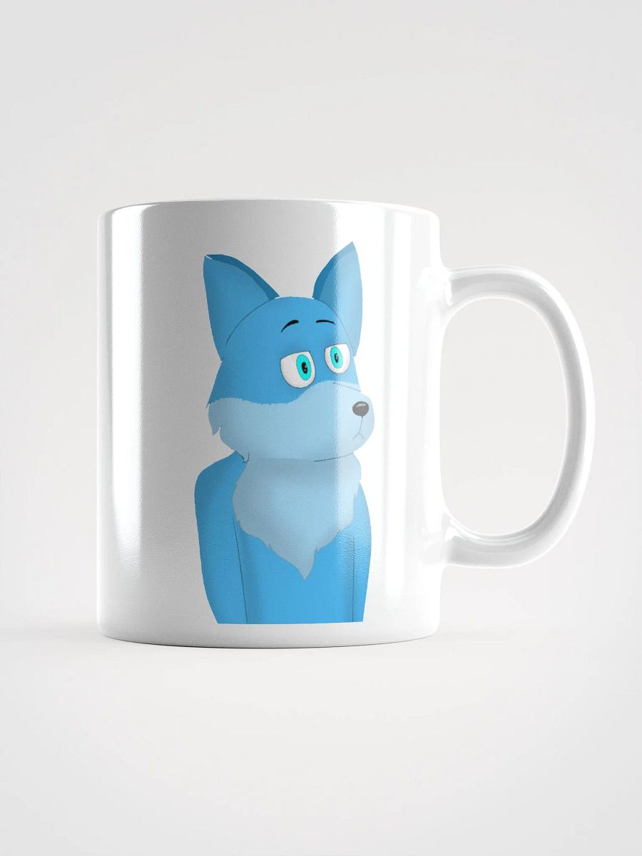 Teal Wolf White Glossy Mug product image (1)