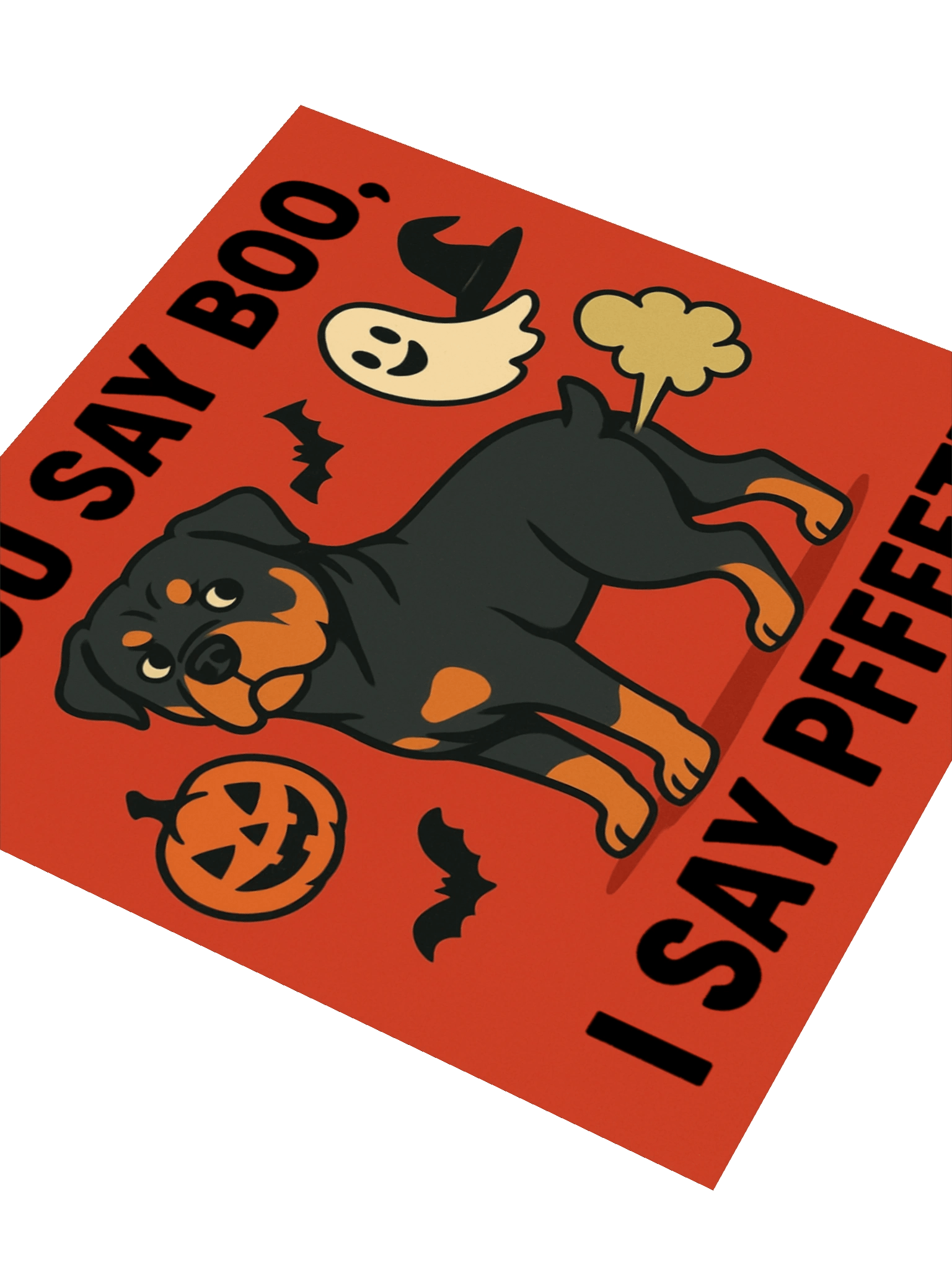 Farting Rottweiler Halloween Sticker product image (7)