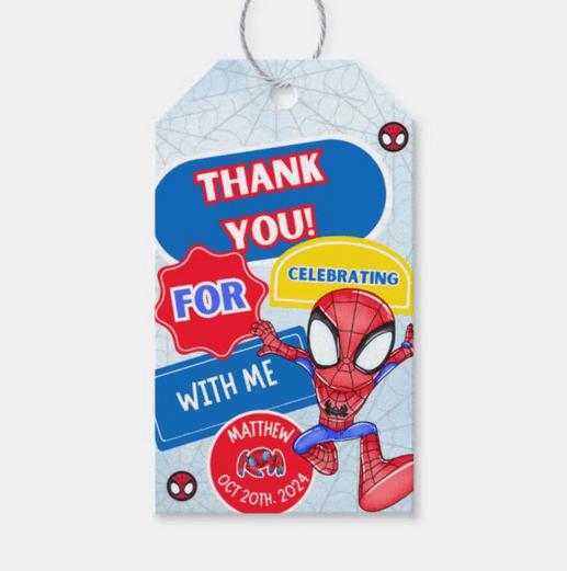 Digital Editable Text Spidey and His Amazing Friends Birthday Invitation - Canva Template - Customizable, Instant Download product image (4)
