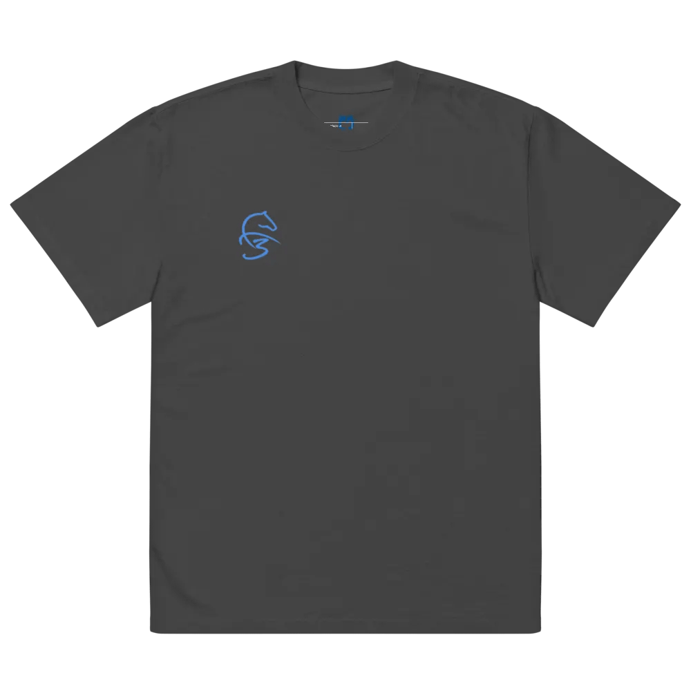 F3 Horse Logo Oversized Faded T-Shirt product image (2)