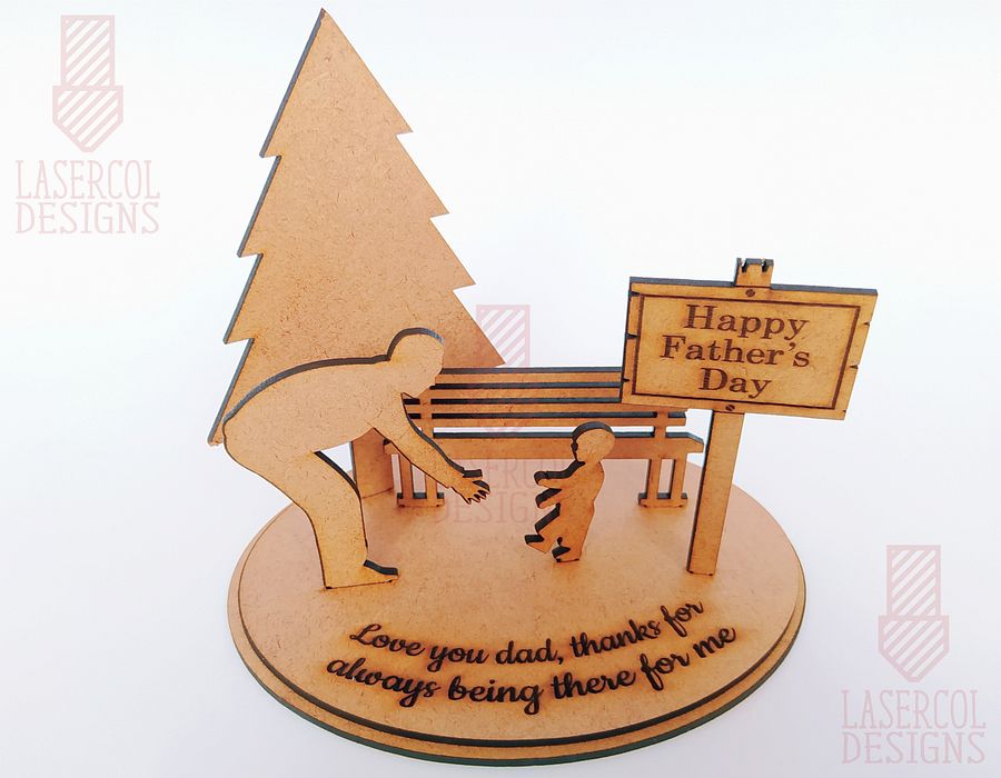 Father's Day Gift Plaque - Laser Cut Files product image (8)