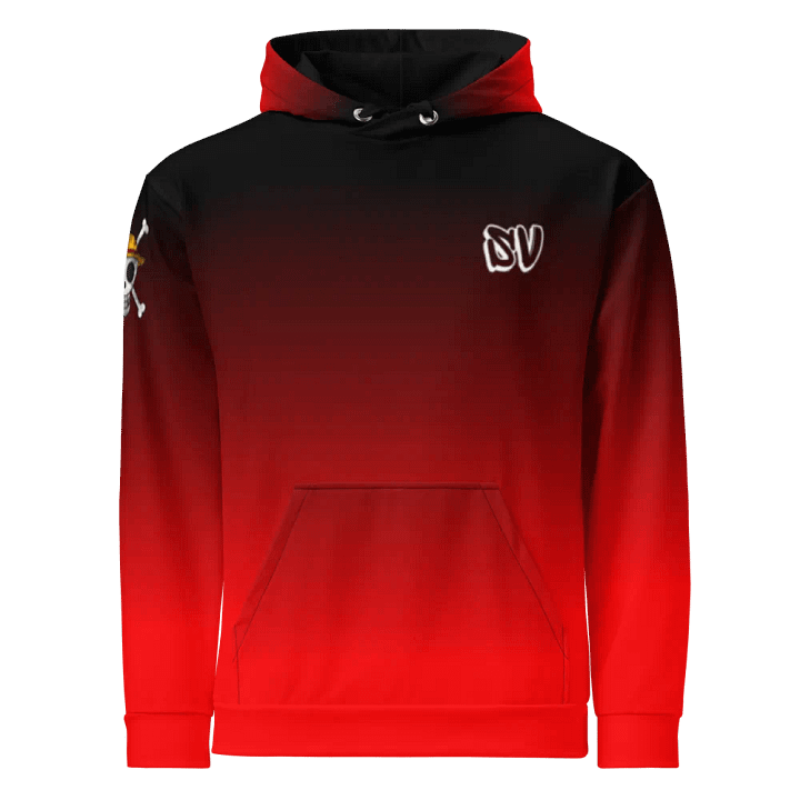STRAIGHT VIBIN NEON COLOR FADE STYLE LUFFY HOODIE product image (1)