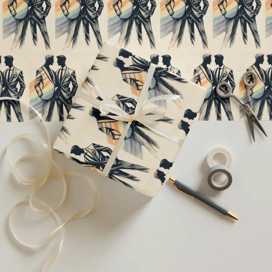 Elegant Pride Partners Wrapping Paper Set product image (12)