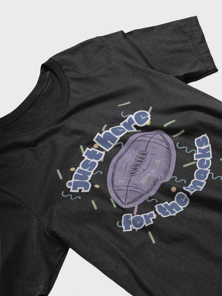 Just Here for the Snacks Football Short-Sleeve Tee product image (23)