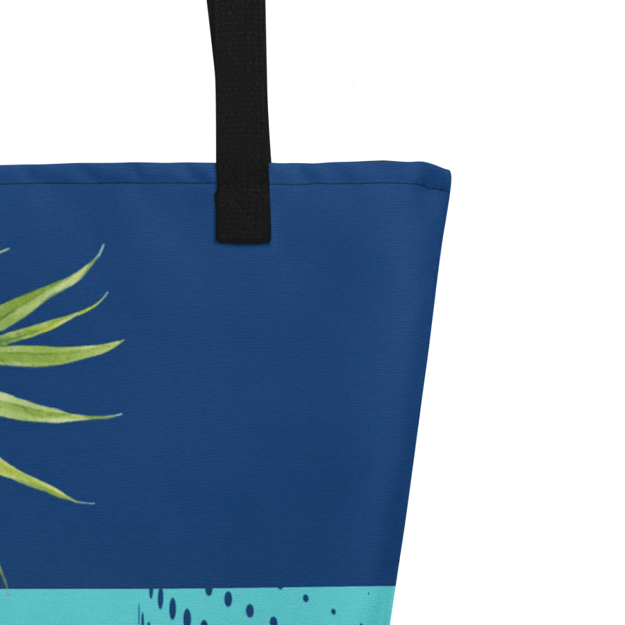 Blue Floral Tote Bag product image (3)