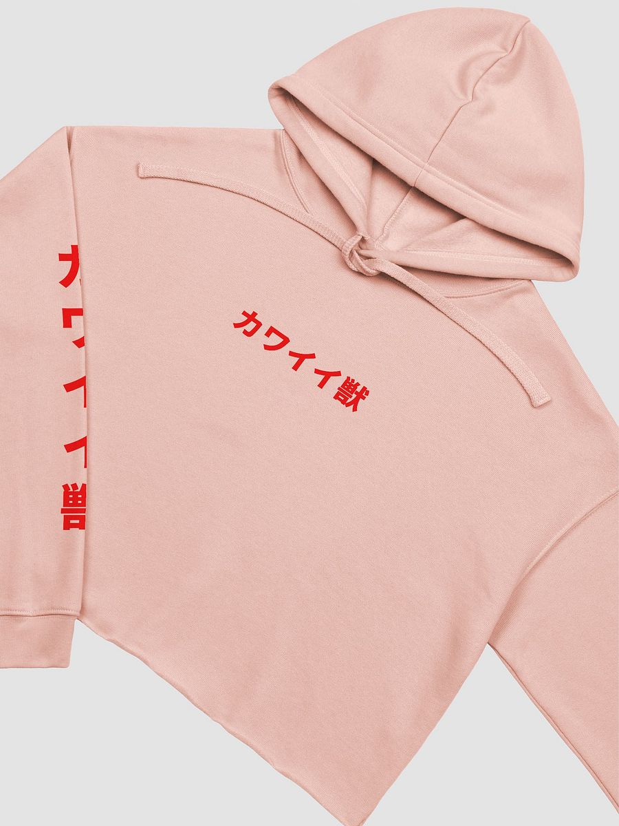 Kawaiiju Seeing Red Crop Hoodie product image (22)
