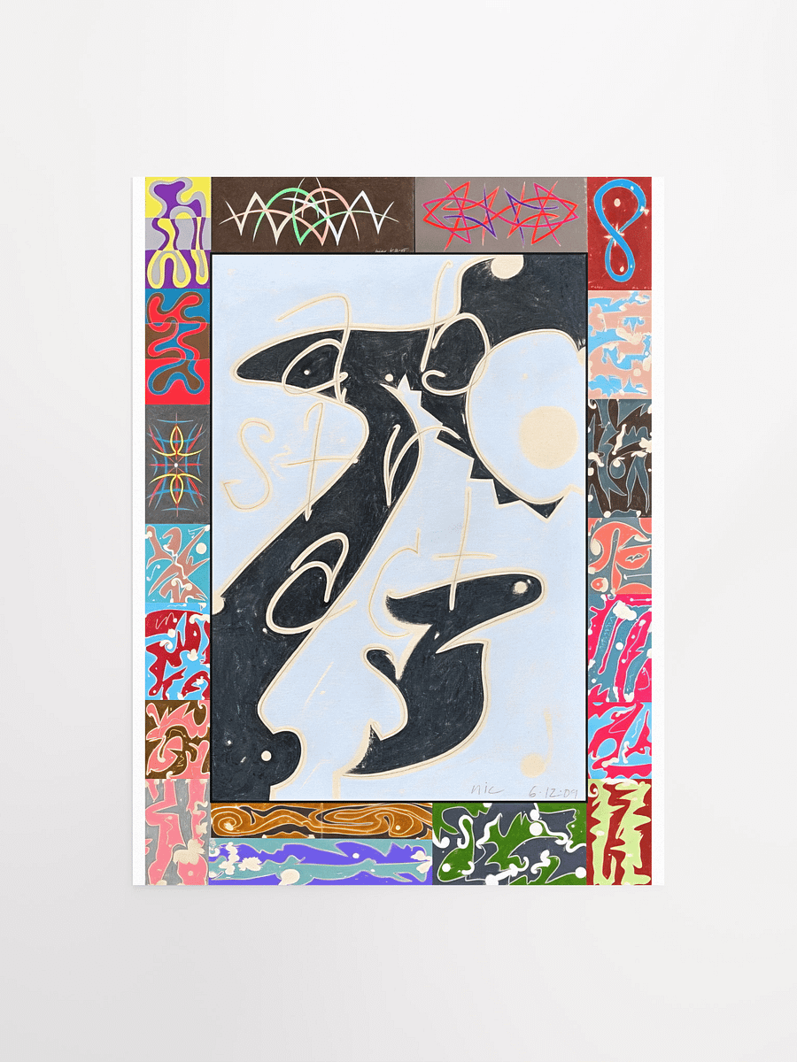 Abstract poster 2009 print product image (2)