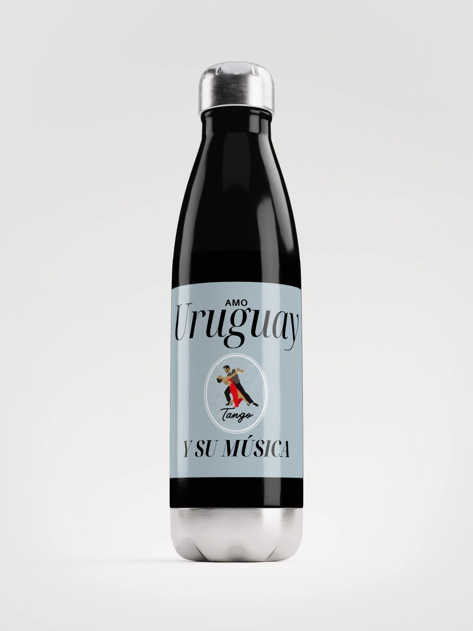 URUGUAY MUSIC TANGO Stainless Steel Water Bottle product image (1)