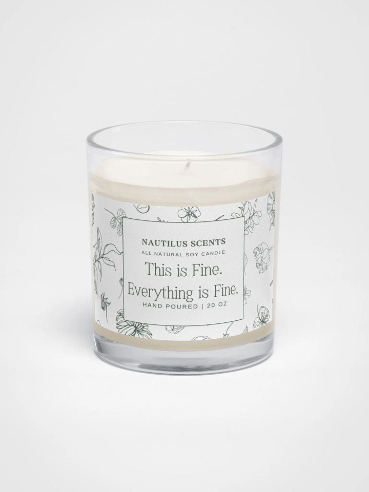Everything Is Fine Natural Soy Candle product image (1)