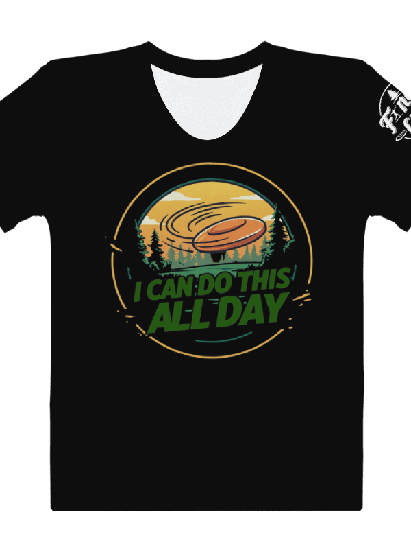 Fancy Lads Women's Black T-shirt "I Can Do This All Day" product image (1)
