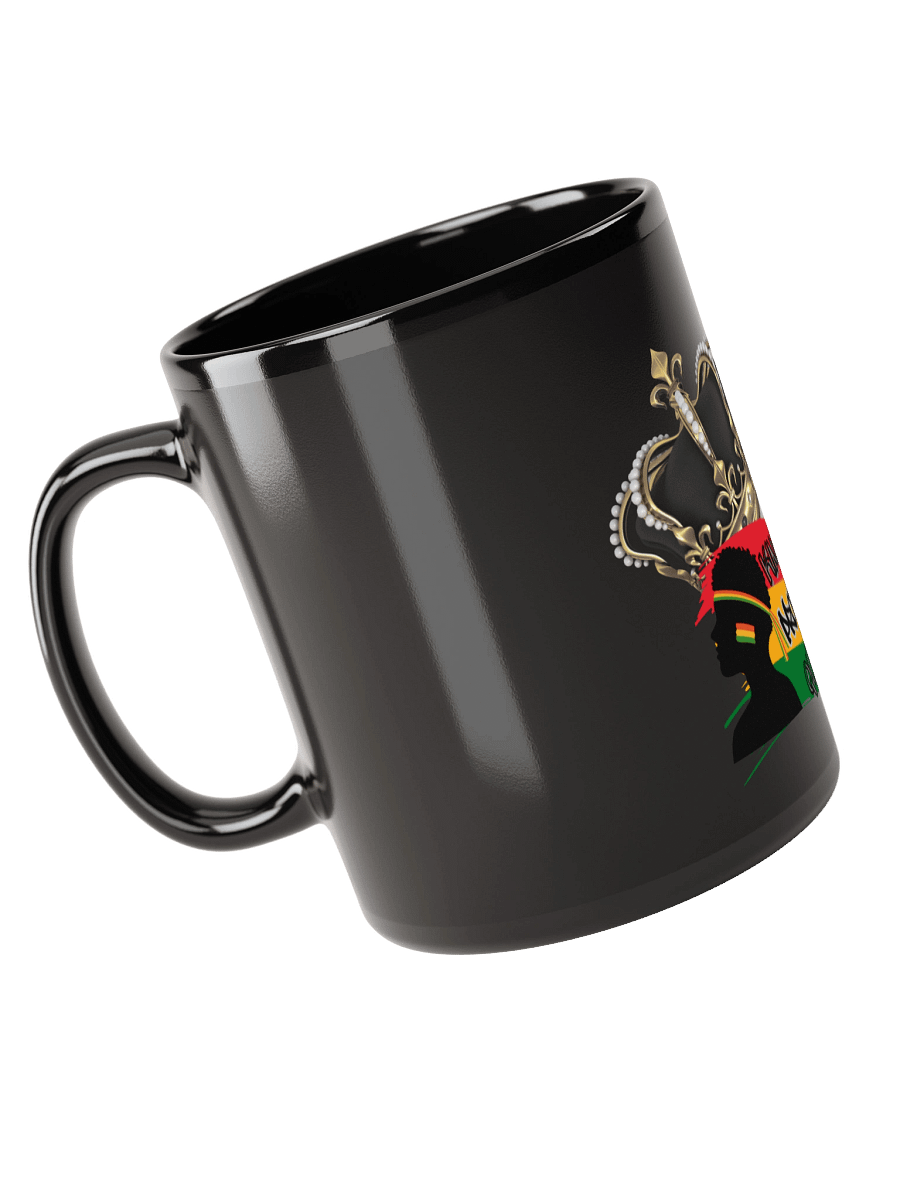 KINGS PROTECT QUEENS MUG BLACK product image (3)