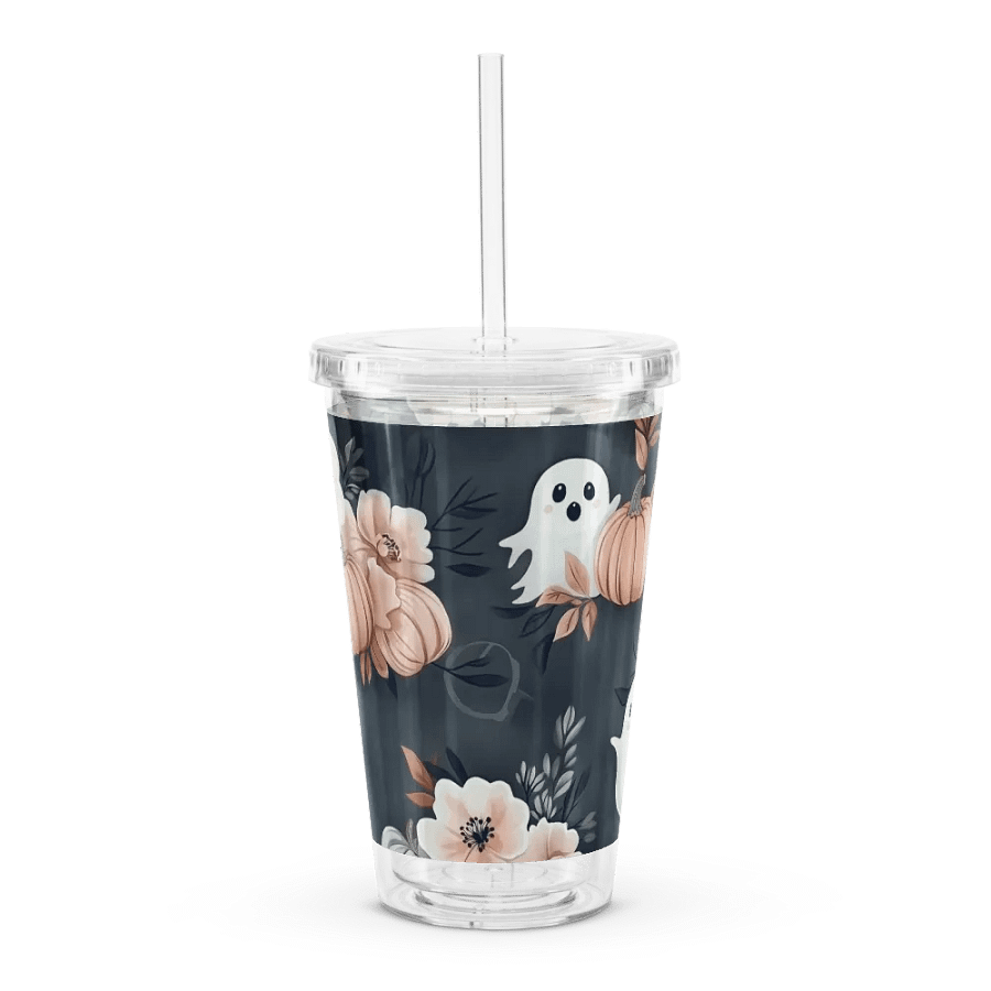 Halloween Ghosts Clear Tumbler product image (1)