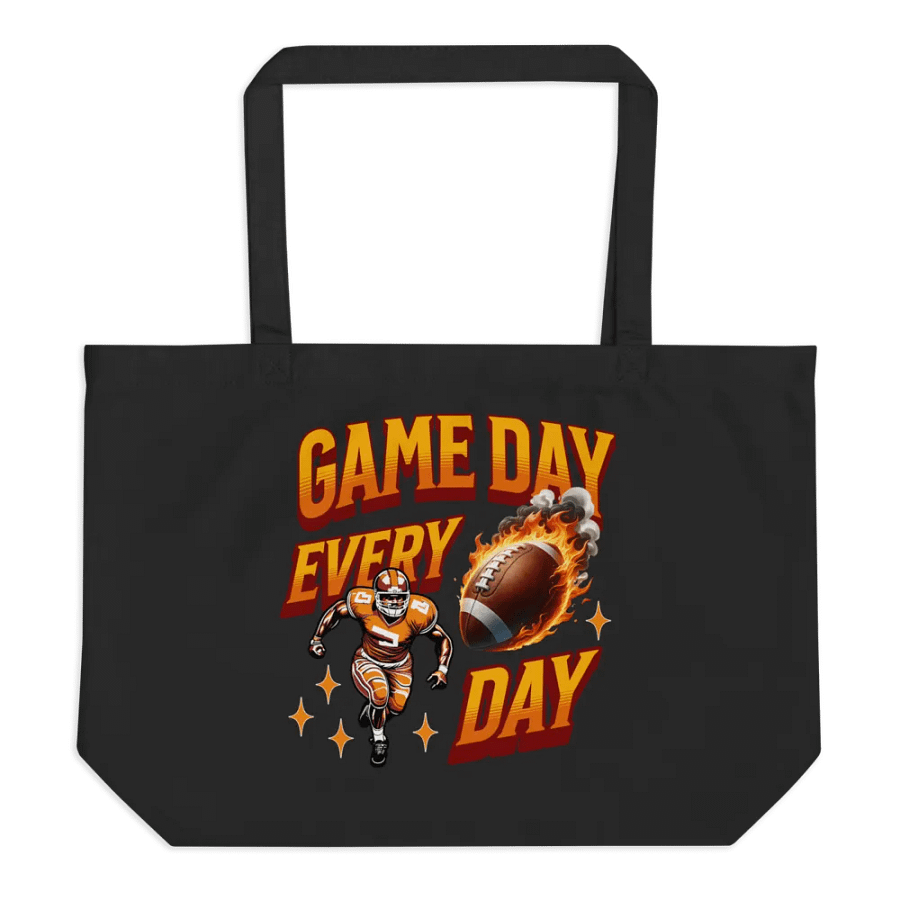 Game Day Every Day Football Flaming Tote product image (1)