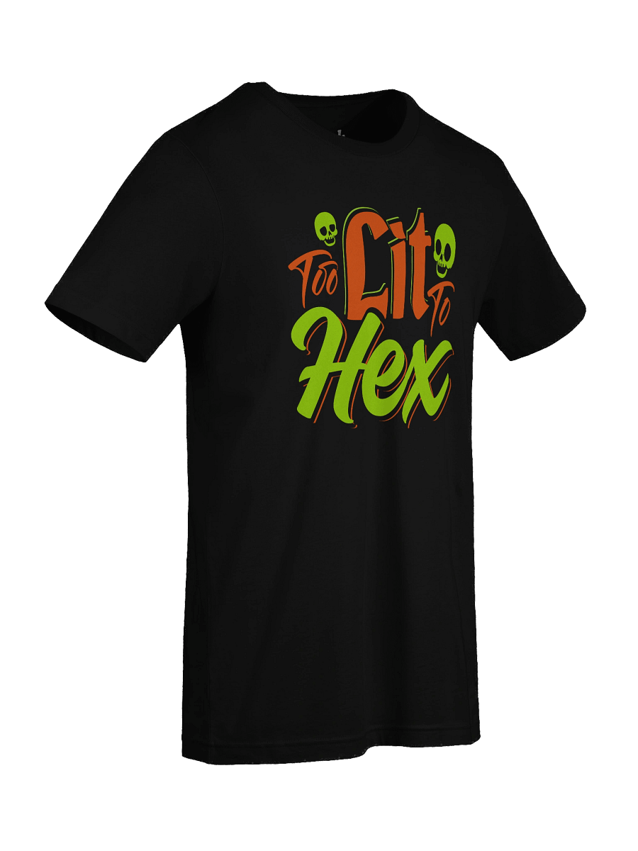 Too Lit to Hex – Funny Party Witch Halloween Shirt product image (9)
