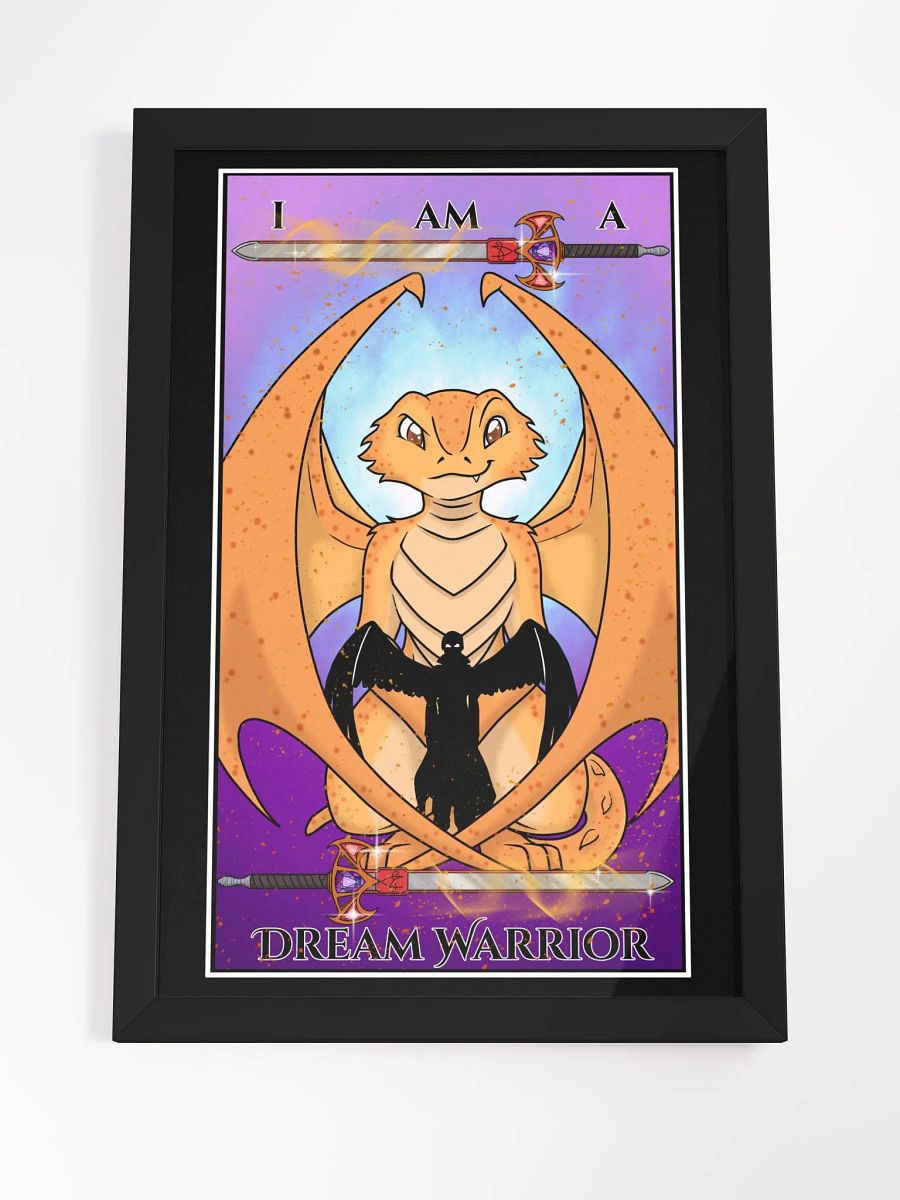 Day of the Dragon Tarot Card Framed Poster product image (7)