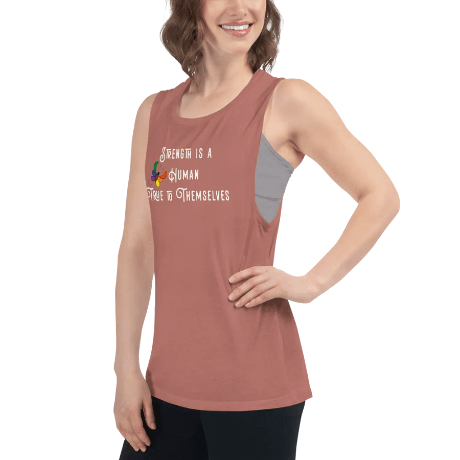Strength is a Human (w) - Women's Tank Top product image (6)