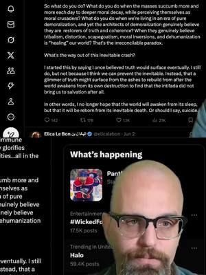 Demoralization Era: Truth, Rebirth & YouTube Awakening What do we do when the masses succumb to moral decay? We explore living in an era of pure demoralization and the architects of it. We believe truth might surface from the ashes to rebuild from after the world awakens from its destruction. #Demoralization #MoralDecay #Truth #Rebirth #YouTubeAwakening #SocialCommentary #CriticalThinking #CurrentEvents #DeepThoughts #NewWorld
