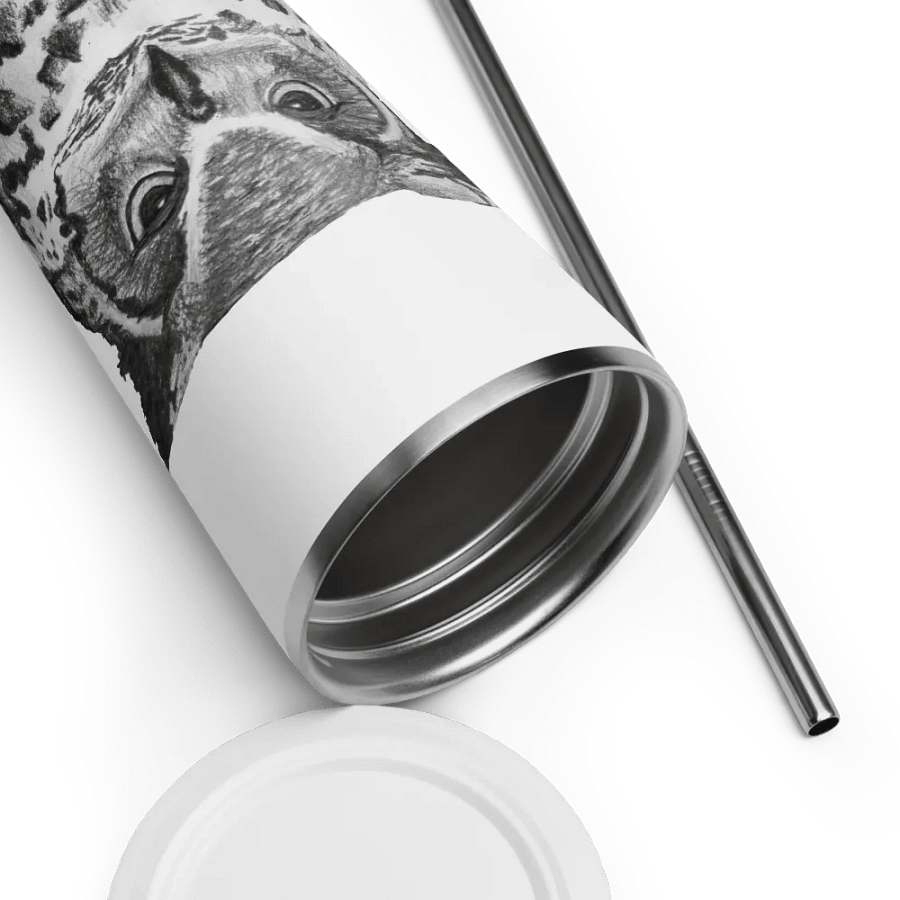 Owl Drawing Straw Cup product image (12)