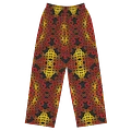 Orange and Gold Celtic Knot Kaleidoscope Wideleg Pants product image (1)