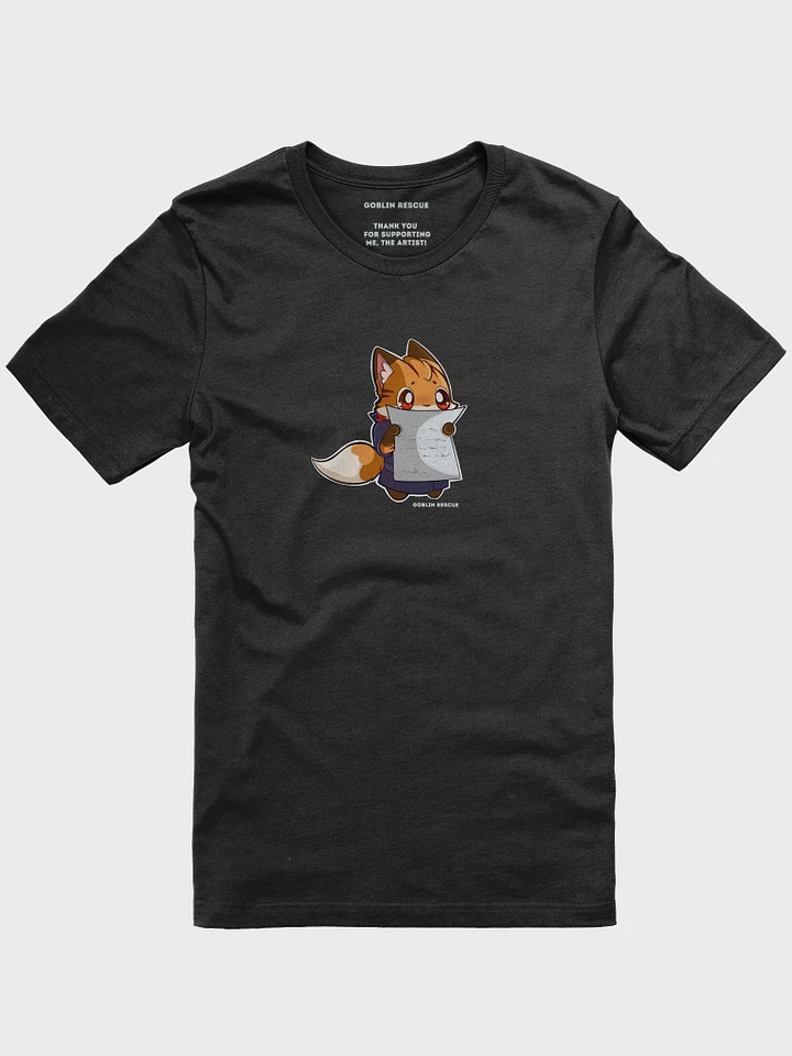 Tots the Fox Reading T-shirt 🏆 product image (1)