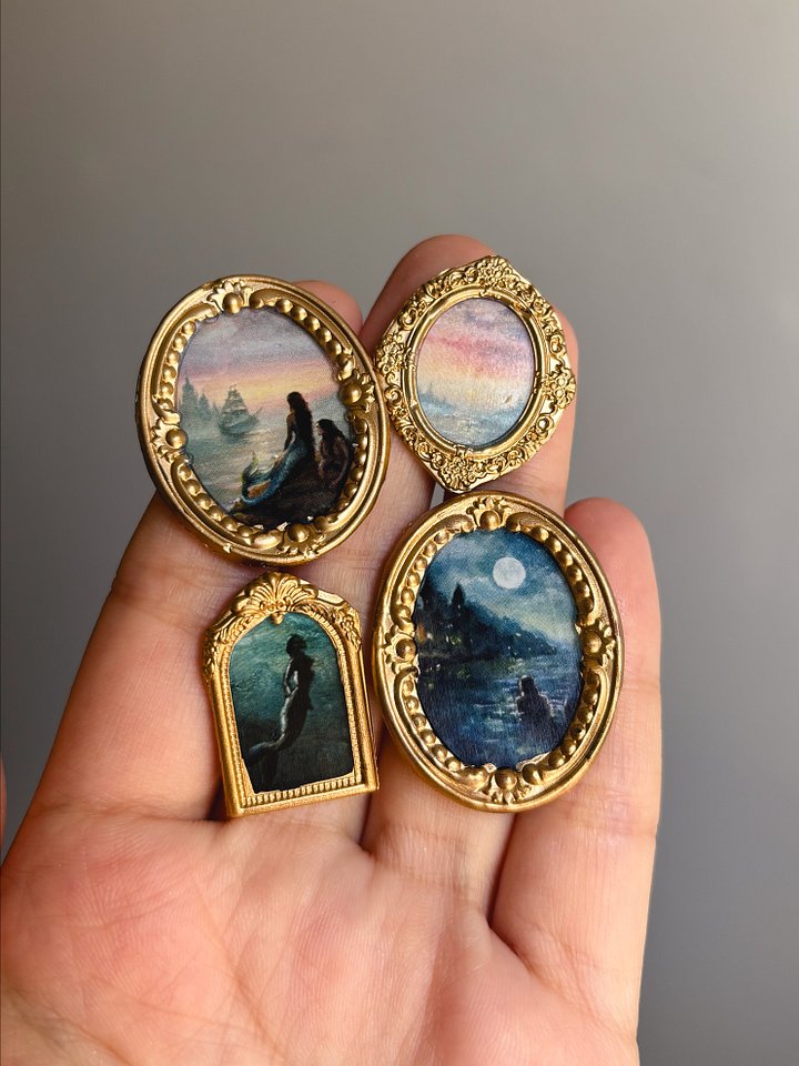 Preorder Handmade Magnets Mystic Ocean - Pack of 4 product image (1)