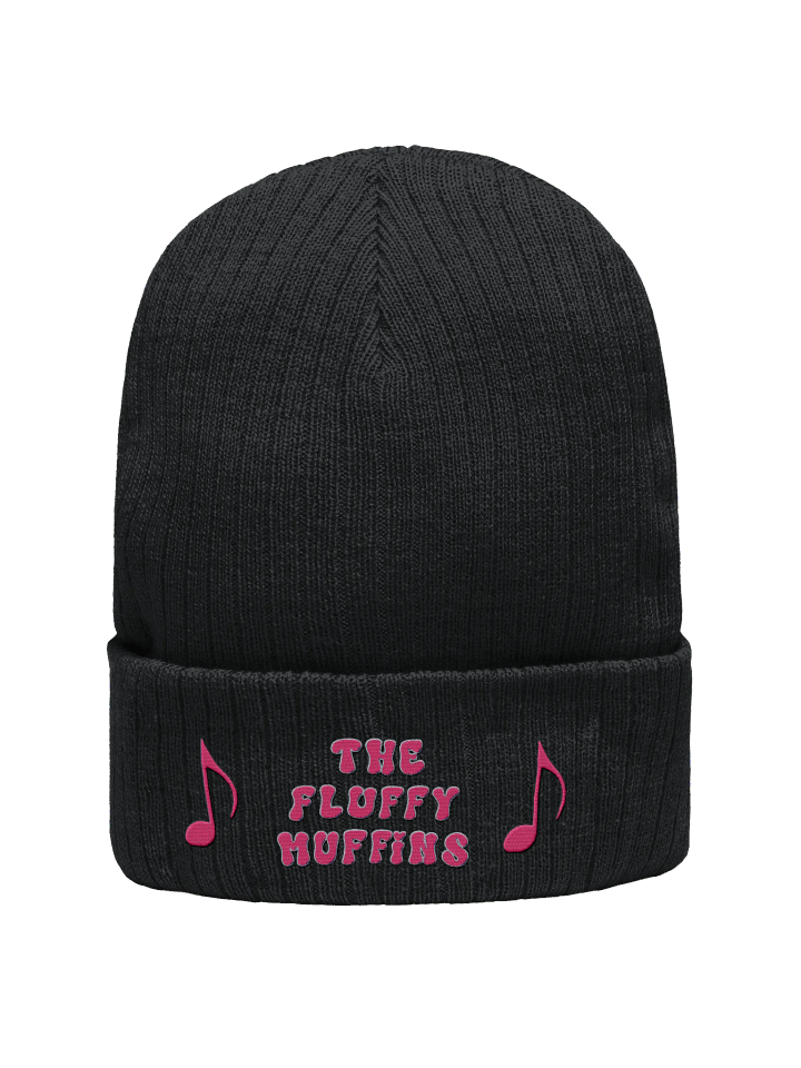 Pink Fluffy Ribbed Beanie product image (1)