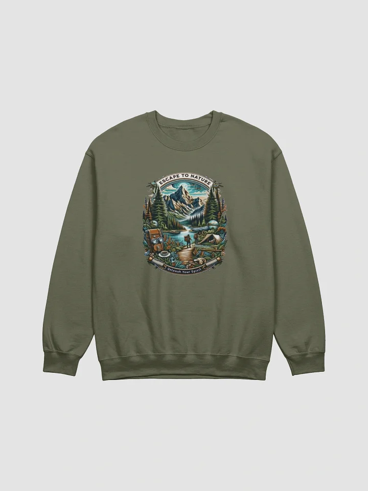 Nature Escape Adventure Poster Sweatshirt product image (2)
