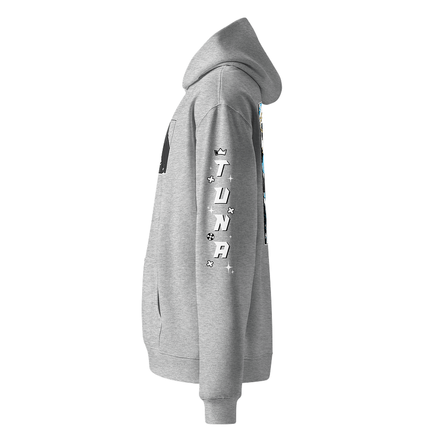 Black & Blue Hoodie Oversized Premium Unisex product image (4)