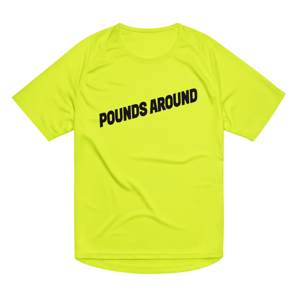POUNDS AROUND YELLOW AND BLACK SPORTS SHIRT product image (3)