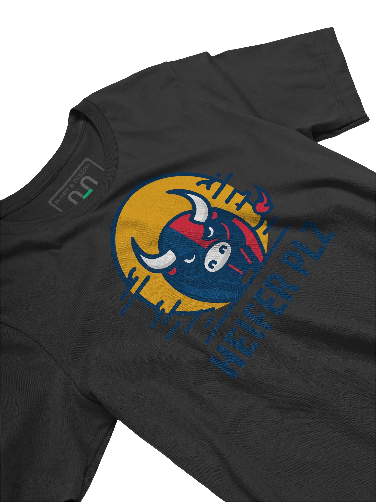 HEIFER PLZ Power Tee – Unleash the Bull, Own the Flame product image (3)