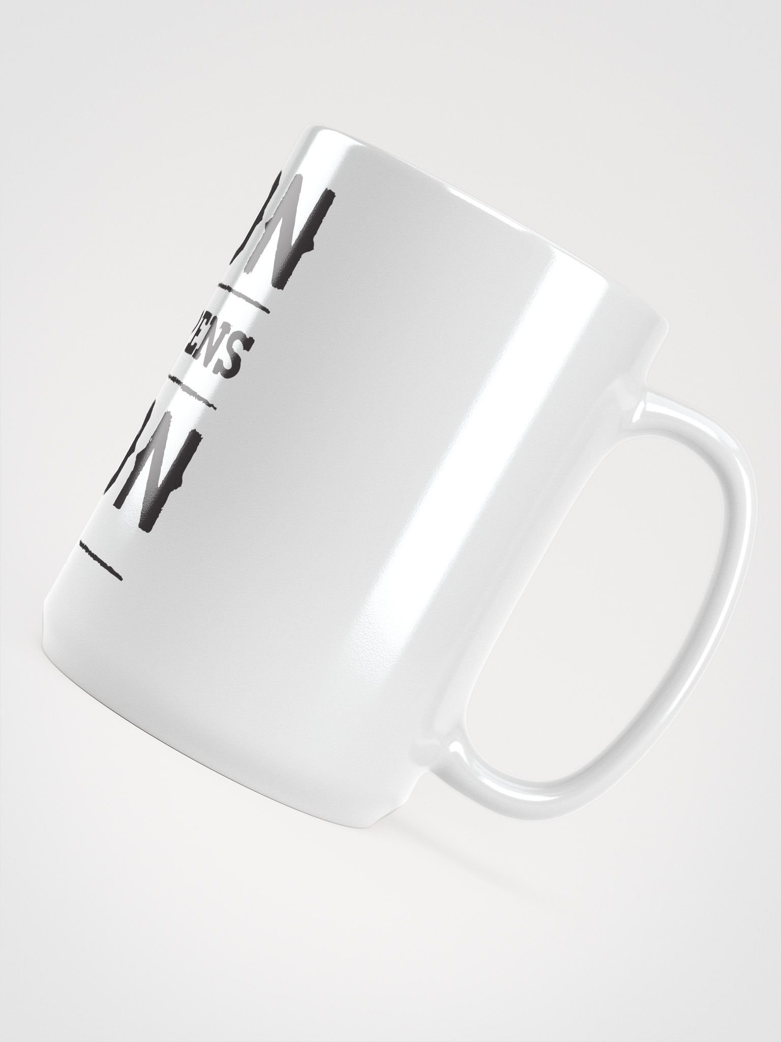 MEN OF IRON White Glossy Mug product image (4)