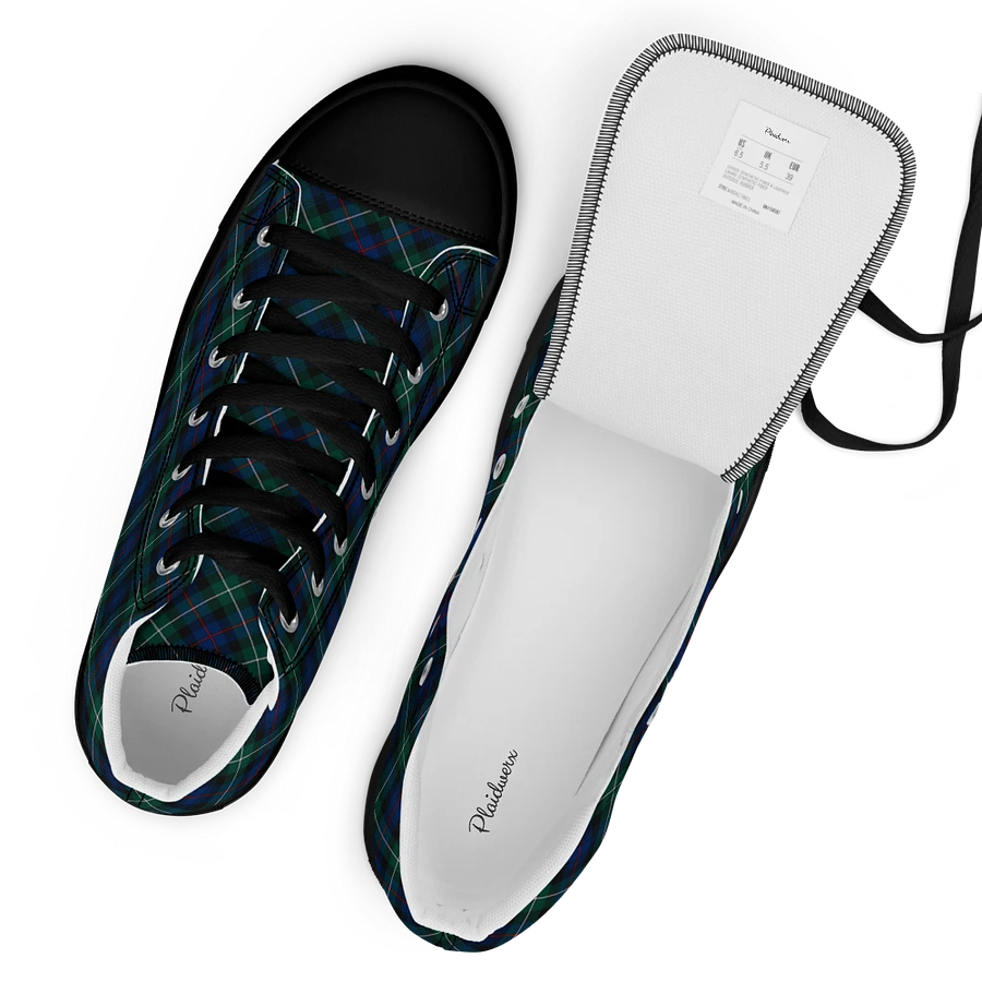 Mackenzie Tartan Men's High Top Shoes product image (17)
