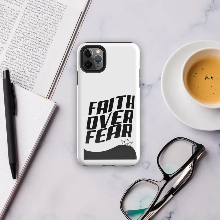 'FAITH OVER FEAR' Phone cover product image (38)