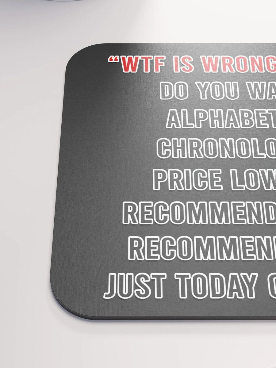 WTF Is Wrong Mouse Pad product image (6)