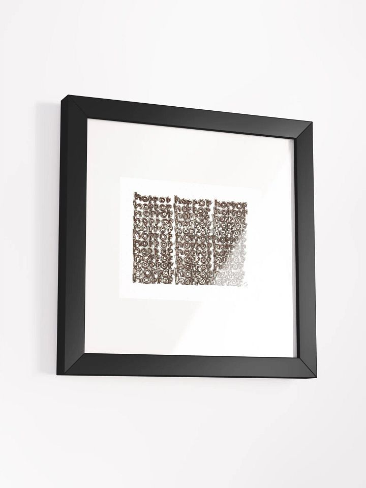 horror Panel Card Print Framed product image (2)