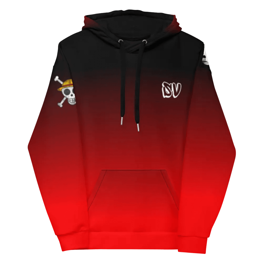 STRAIGHT VIBIN NEON COLOR FADE STYLE LUFFY HOODIE product image (12)
