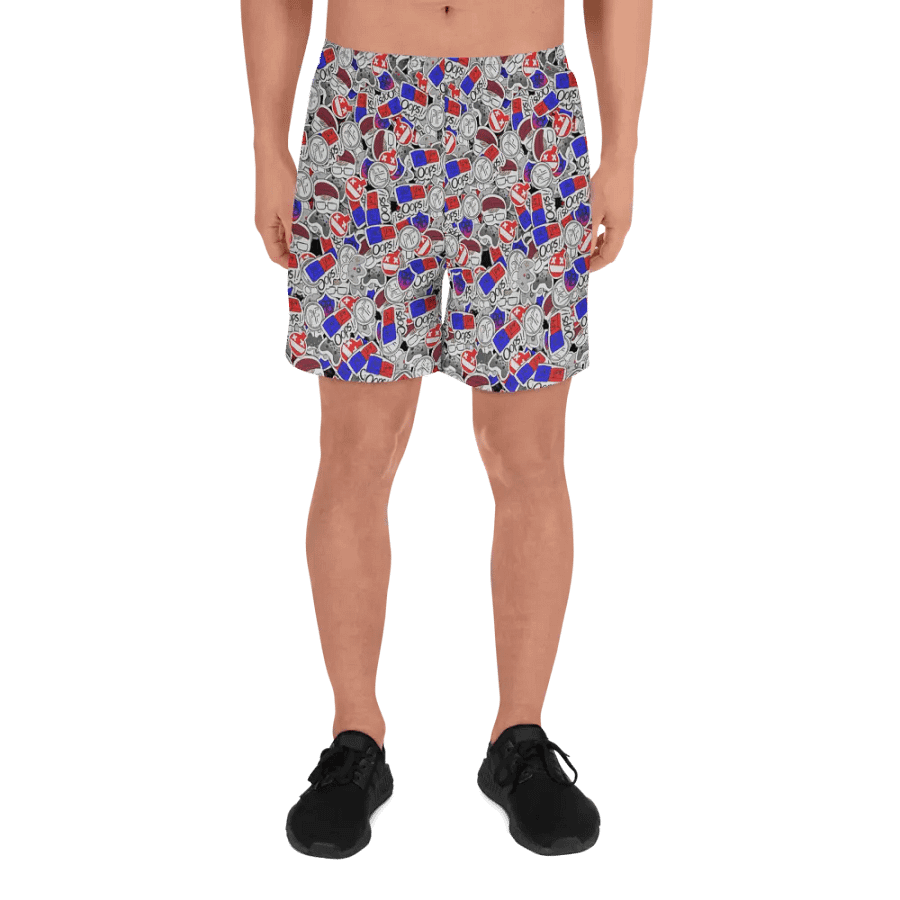 Sticker-Bomb Athletic Shorts product image (5)