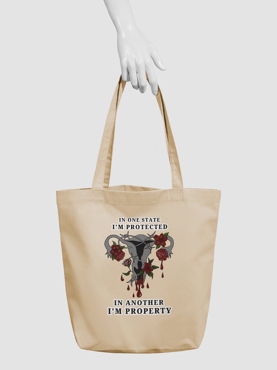 Barbed Wire Uterus — Organic Tote Bag product image (3)