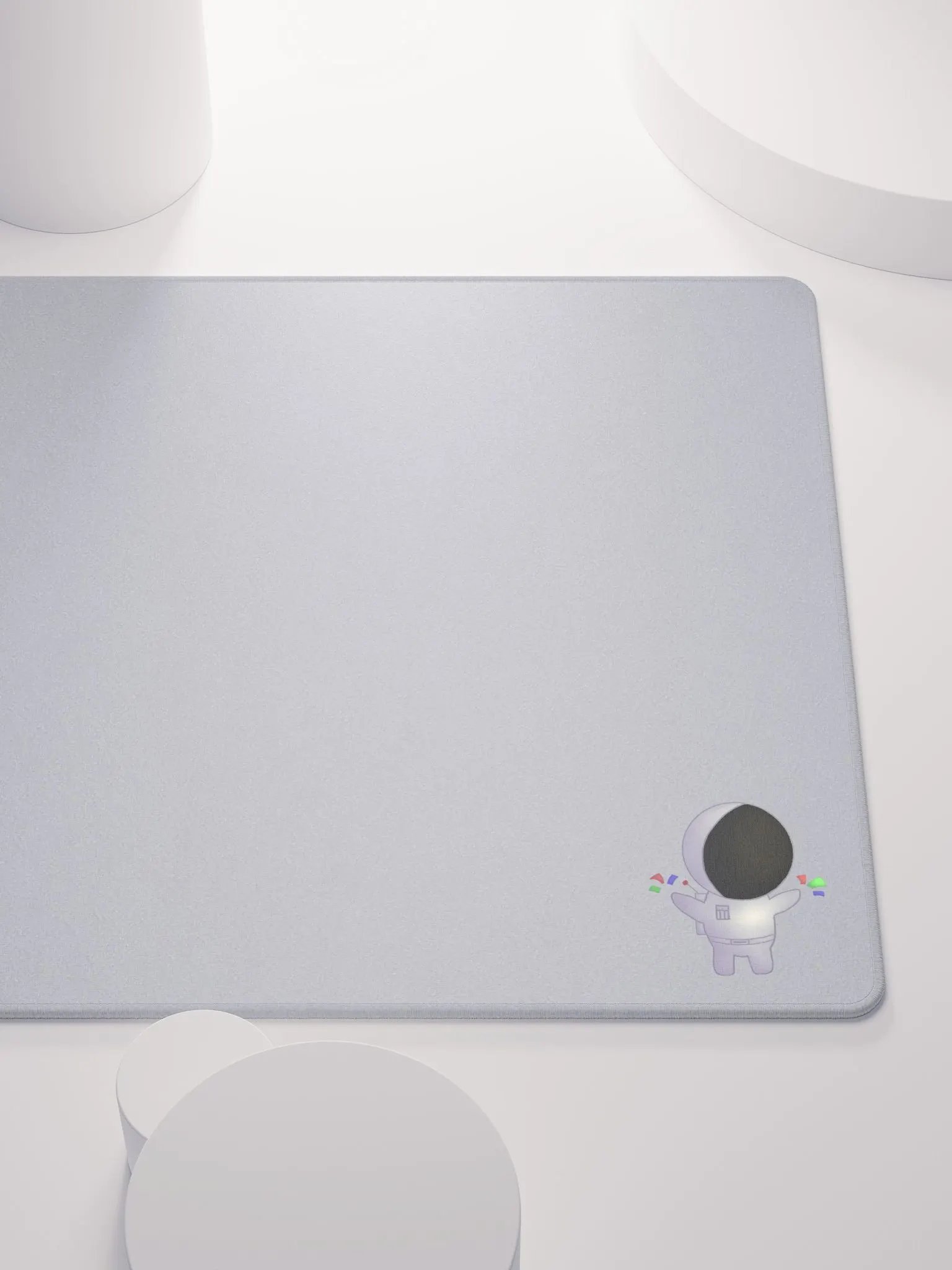 Light grey Gaming Mouse Pad with Chibi SoSillySal Avatar(2 Sizes) product image (5)