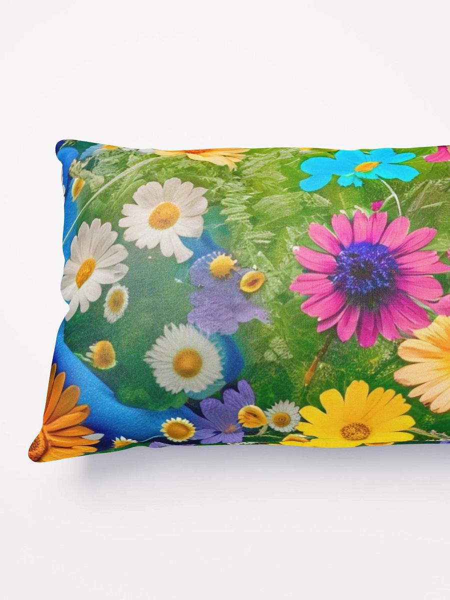 Breathe Deep and Dream: Bohemian Wildflower Retreat Throw Pillow product image (9)
