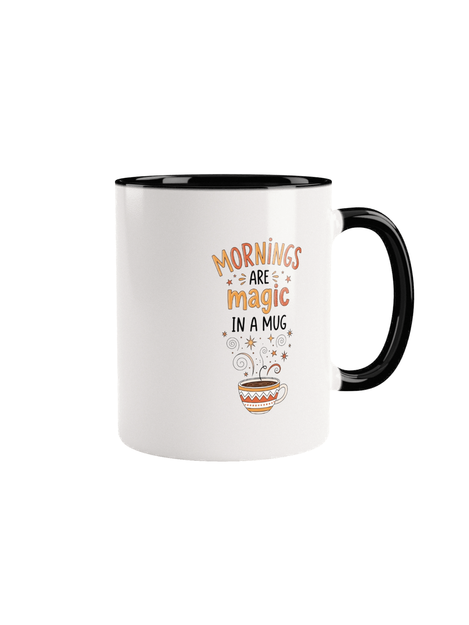 Mornings Are Magic in a Mug – Inspirational Coffee Mug for a Perfect Start | Buy the Best Motivational Ceramic Mug product image (1)