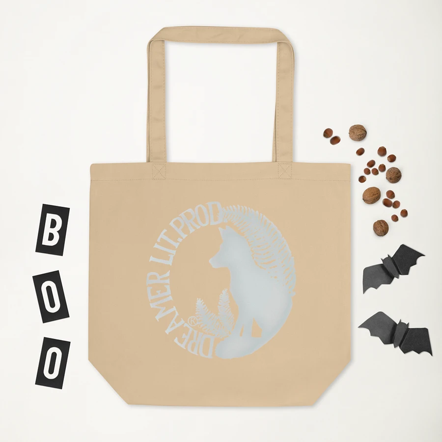 Dreamer Books Tote Bag (Tan w/white logo) product image (3)
