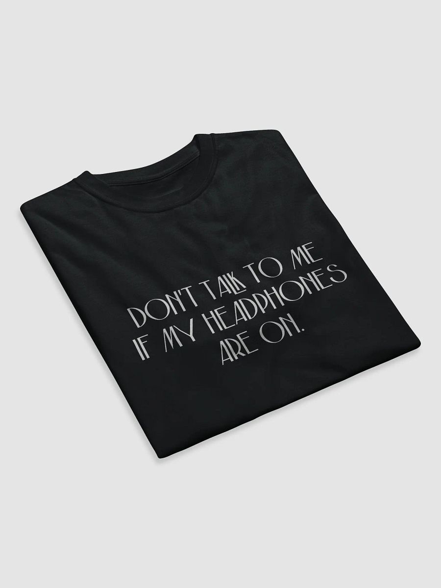 HEADPHONES ON (variant 4) unisex eco tee product image (7)
