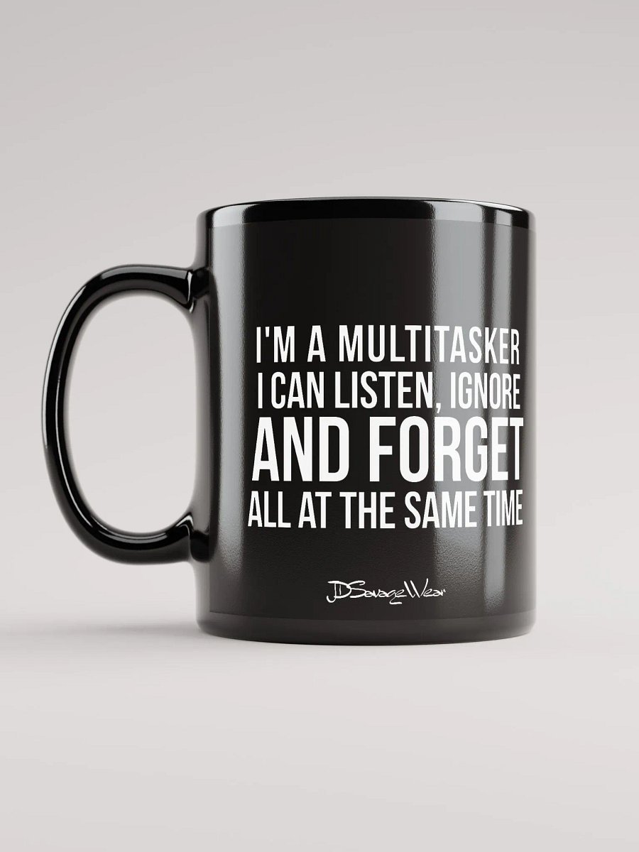 Multitasker Black Glossy Mug product image (11)