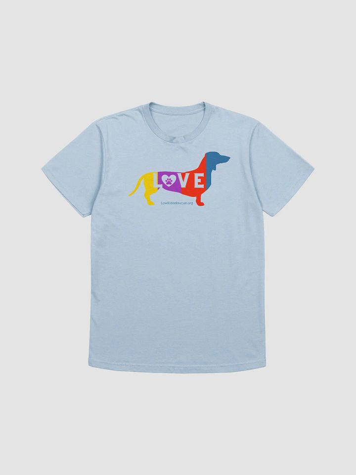 LOVE Dachshunds - colorful doxie t-shirt product image (5)