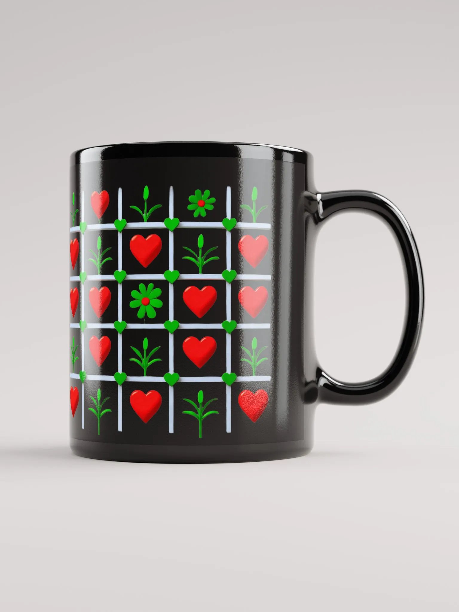 Botanical Love Grid Mug product image (1)
