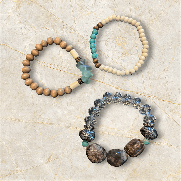 Whimsical Multi Bead Bracelet Stack product image (1)