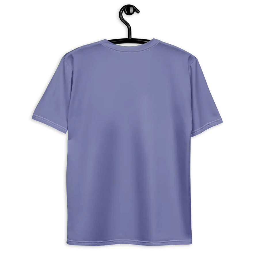 Plain Purple Soft Summer Men's Crewneck Polyester Heavyweight Premium T-Shirt by Treasure Pie product image (9)